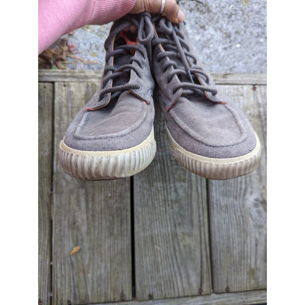 Diesel Shoes Men Contempo Dack Suede Leather High Top Sneaker Boot Size 8